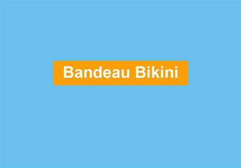 Bandeau Bikini Strandstyle De