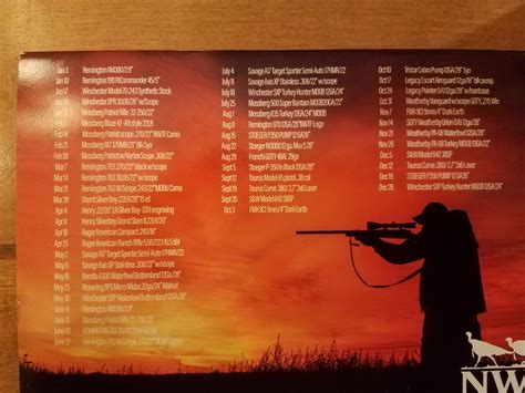 Nwtf Calendar Raffle 2025 Winners List Shay Yelena