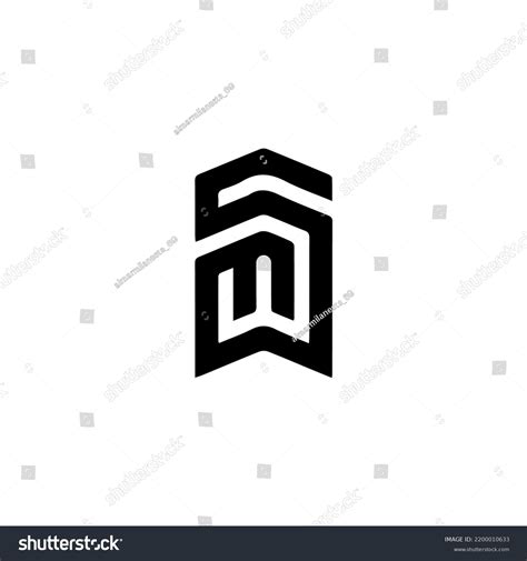 Sm Letter Logo Vector Illustration Stock Vector (Royalty Free ...