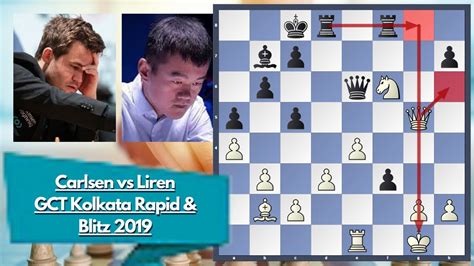 Gct Kolkata Blitz Magnus Carlsen Vs Ding Liren Youtube