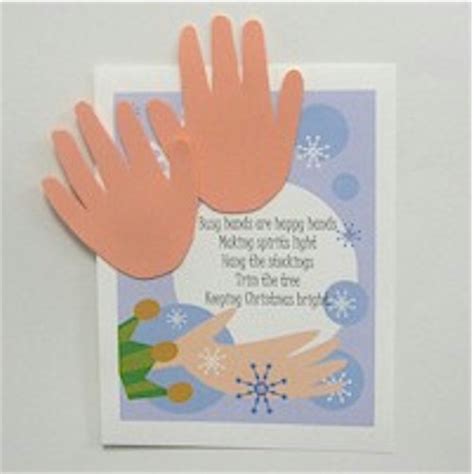 Handprint Christmas Poem