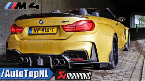 BMW M4 WIDEBODY AKRAPOVIC STRAIGHT PIPE CRAZY LOUD Exhaust SOUND By