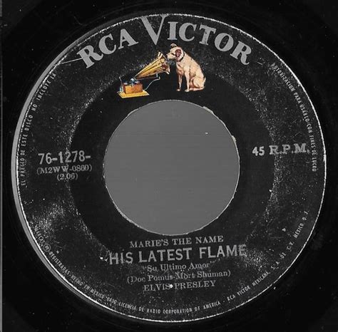 Elvis Presley - His Latest Flame (1961, Vinyl) | Discogs