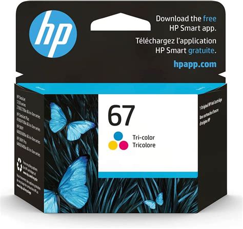 Original Hp 67 Color Ink Cartridge For Hp Envy 6000 Series Hp Envy Pro