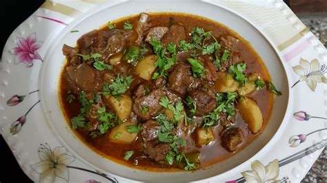 Mutton Aloo Gravy Tasty Mutton Curry Bakre Ke Gosht Ka Salan