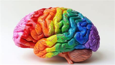 Rainbow Human Brain Neurodiversity And Mental Health Concept Stock Illustration Illustration Of