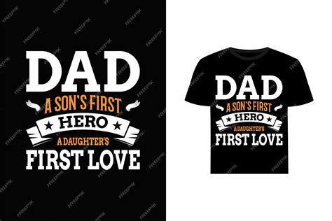 Premium Vector Fathers Love Quotes Tshirt Template Design Vector