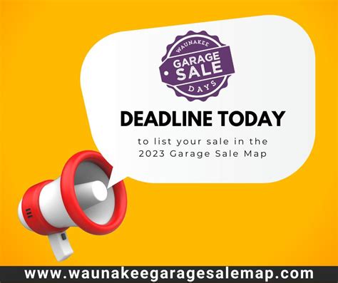 Waunakee Garage Sale Days | Waunakee WI