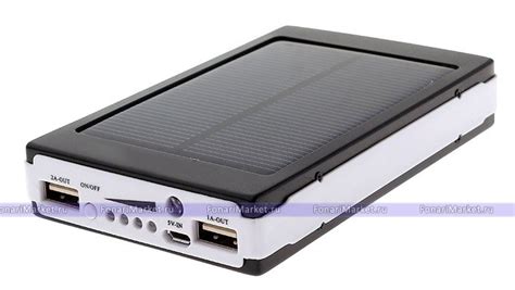 Внешний аккумулятор на солнечных батареях | Solar Power Bank 20000 mAh ...