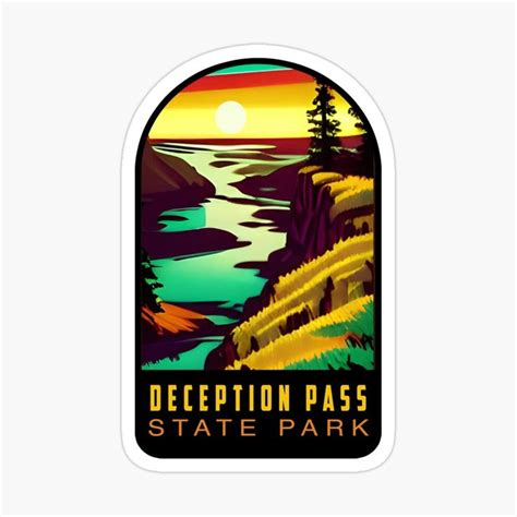 Deception Pass State Park Washington State By Cattlettart Redbubble State Parks Deception