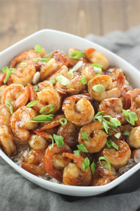 15 Minute Sticky Honey Garlic Shrimp A Fast And Healthy Dinner Mirlandras Kitchen