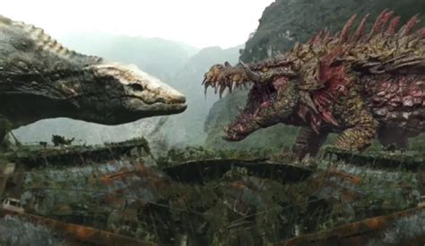 Giant Skull Crawler Vs Lizzie Skull Island Vs Rampage Skull Island Tie