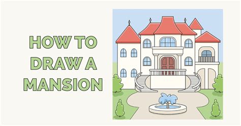 How To Draw A Mansion Really Easy Drawing Tutorial Drawing Nbkomputer