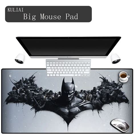 Kuliai Customized Fashion Superhero Batman Arkham Black Comics Logo