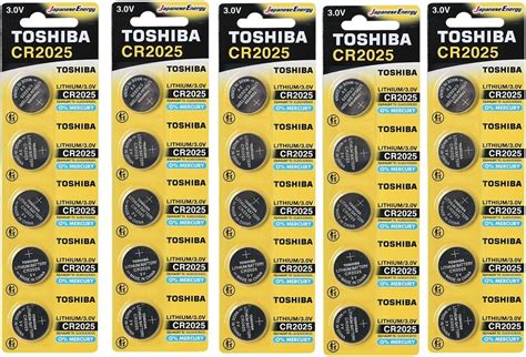 Amazon Toshiba Cr Volt Lithium Coin Battery Batteries