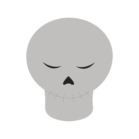 Premium Vector Human Skulls Isolated Vector Illustration Vector