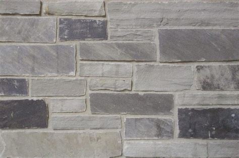 Charcoal Canyon Classic Grey Ashlar Style Real Stone Veneer Quarry Mill