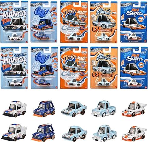 Amazon co jp ホットウィール Hot Wheels テーマオートモーティブ アソート ノッポガルフレーシング 台入り BOX販売 乗り物おもちゃ ミニカー 歳から