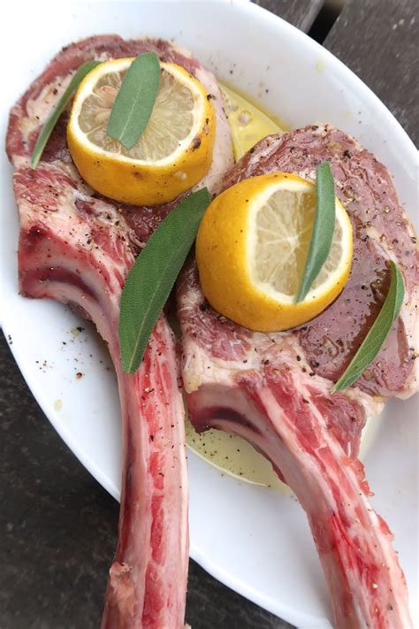 Scrumpdillyicious Tuscan Style Bone In Tomahawk Veal Chops