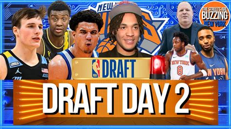 Day Knicks Draft Welcome Kolek Mccullar Hukporti Og Back Mikal