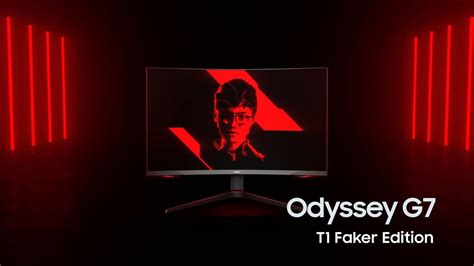 Odyssey G7 T1 Faker Edition Two Heroes Join Forces Samsung Youtube