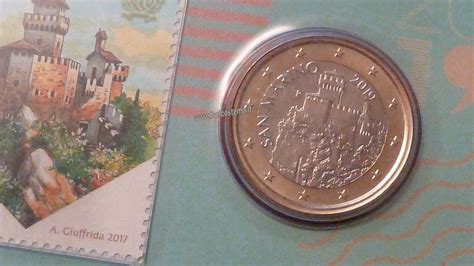 San Marino Euro Fdc In Coincard Nr Francobollo