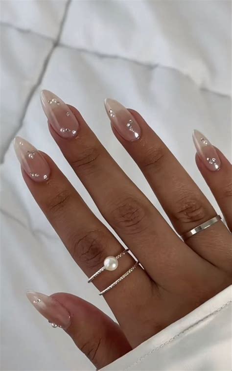 Chic Minimalist Nails Wedding Nails Classy Acrylic Nails Almond