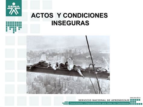 Actos Y Condiciones Inseguras PPT