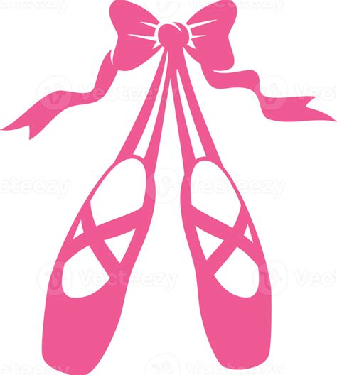 sapatilhas de balé rosa arco png ilustração 8505769 PNG