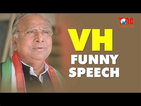 V Hanumantha Rao Hilarious Speech Makes Kcr Lol Youtube