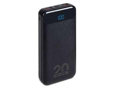 Power Bank Rivacase 20000 MAh QC 3 0 PD 20W VA2580 Black ATEHNO