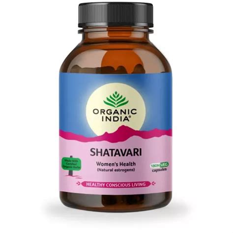 Organic India Shatavari Capsules 180caps Spencerkart