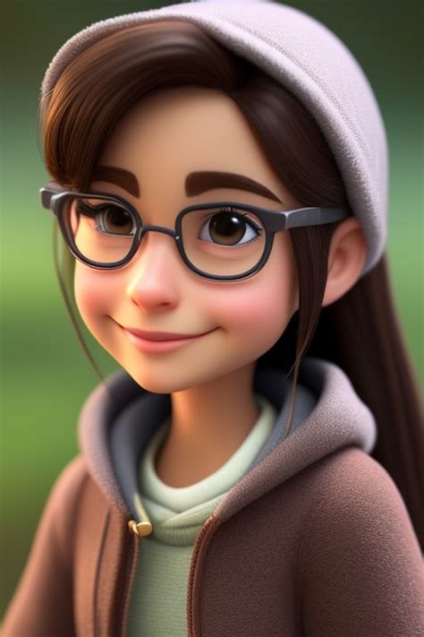 Cute Girl Cartoon Characters 3d