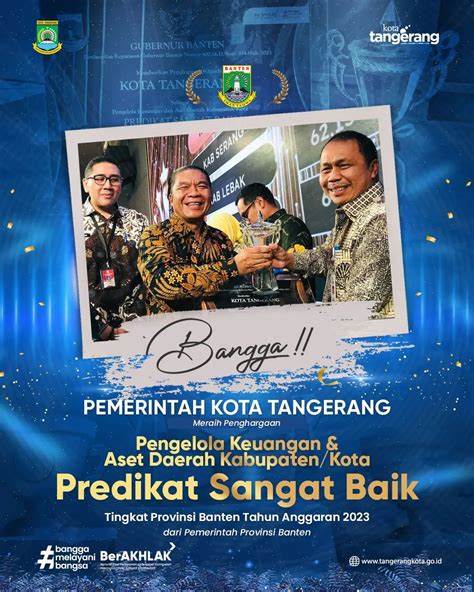 Pemerintah Kota Tangerang Meraih Pengelola Keuangan Aset Daerah