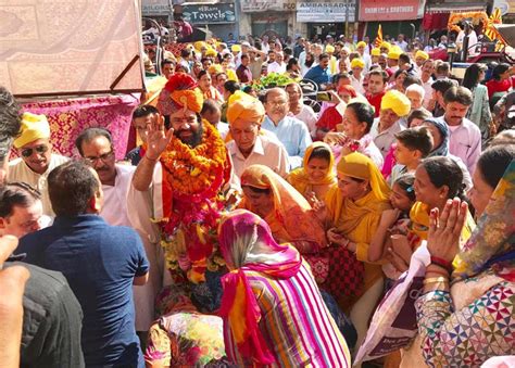 Grand Shobha Yatra Of Bhagwan Parshuram Taken Out Dailyexcelsior