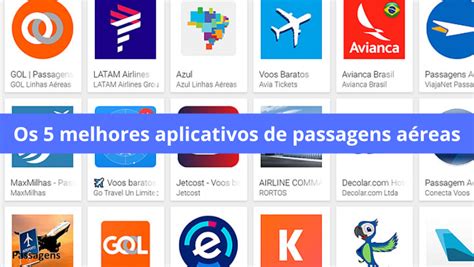 Os 5 melhores aplicativos de passagens aéreas baixe já Estude on