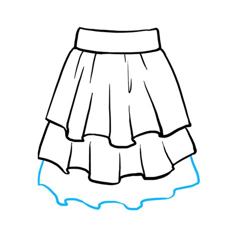 How To Draw A Skirt Really Easy Drawing Tutorial