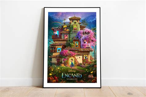 Encanto Movie Poster 2021, Walt Disney Wall Art, Wall Decor, Poster, A4 ...