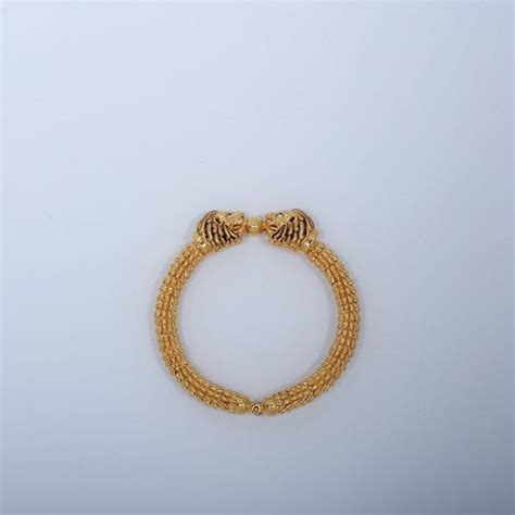 Buy a Twisted Lion Kada Bracelet Online Shopping