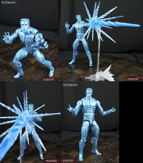 Marvel Legends Infinite Custom Iceman Figure By Jin Saotome On