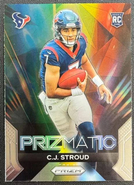 Panini Prizm Cj Stroud Prizmatic Recrue Rc Houston Texans Eur