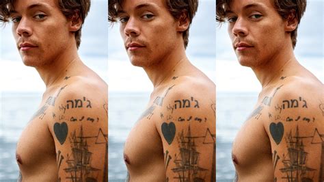 Every Harry Styles Tattoo Explained Harry Styles Tattoos Off