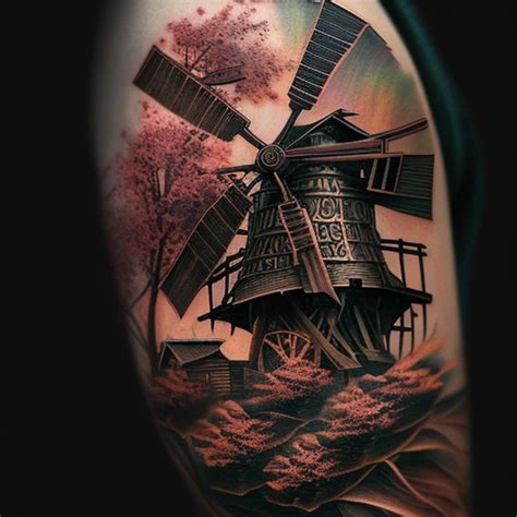 58 Windmill Tattoo Ideas - TattooClue.com