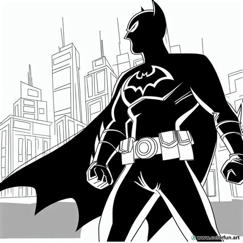 Coloring Page Of Batman Dark Knight Download Or Print For Free