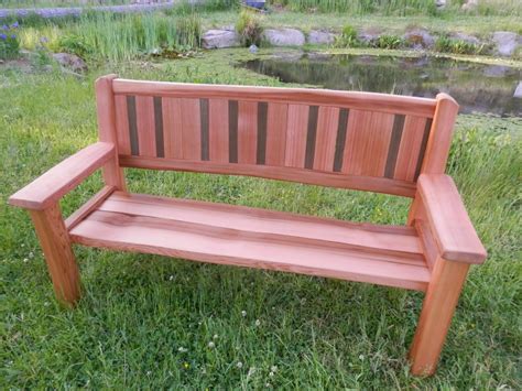 Six Foot Bench Thuja Wood Art Reclaimed Cedar Furniture Wood Art