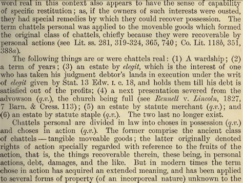 MIKIPEDIA LAW BLOG: DEFINITION OF CHATTELS FROM ENCYCLOPEADIA OF THE ...