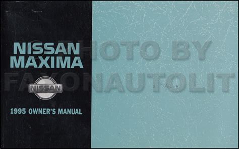 Nissan Maxima Owners Manual