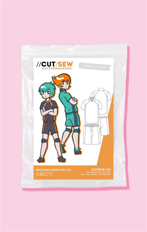 Sports Anime Cosplay Sewing Pattern Cutsew Cutsew Patternmaking