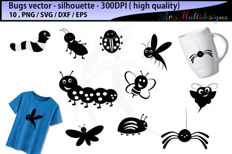 Bugs Svg Silhouette Bugs Insects Insect Clipart Cartoon Bugs