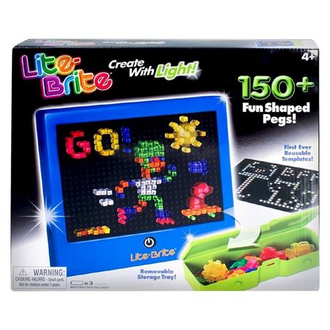 Lite Brite Ultimate Classic With 6 Templates And 200 Colored Pegs